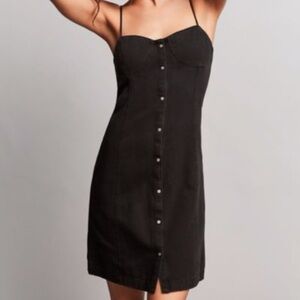 Calvin Klein Jeans Bustier Button-Up Dress | Size Small
